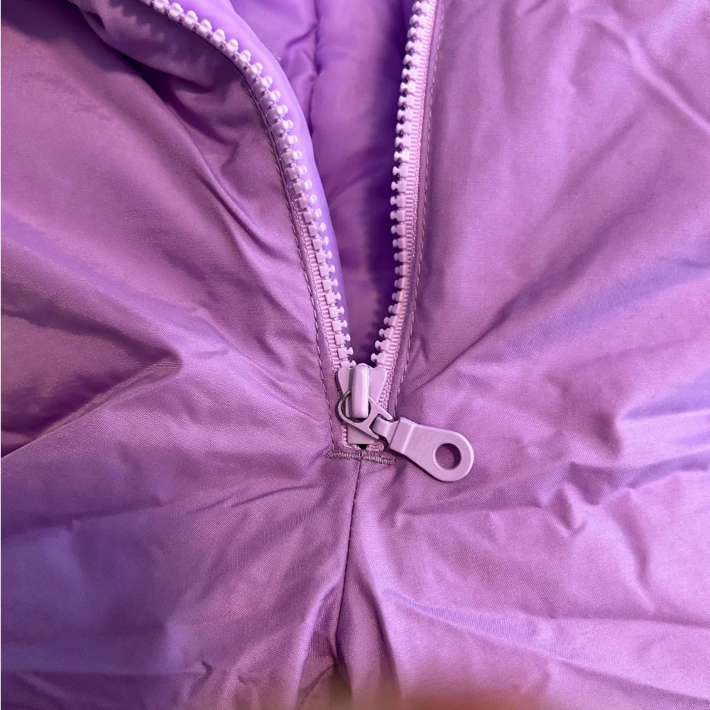 OshKosh B’Gosh Toddler Purple Snow Winter Pants Bid Overalls Zippered Front 12M